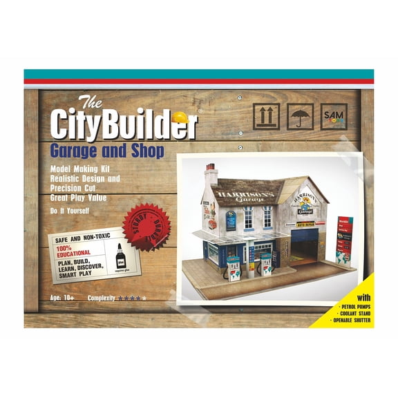 Garage & Shop Cardboard Model Making Kit