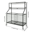thumbnail image 1 of Garage Sports Equipment Organizer, Ball Storage Rack, Toy Storage Rack, 1 of 16