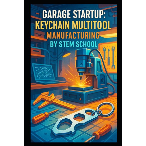 Garage Startup: Keychain Multitool Manufacturing: Laser-Cut EDC Tools You Can Design, Make and Sell from Home, (Paperback)