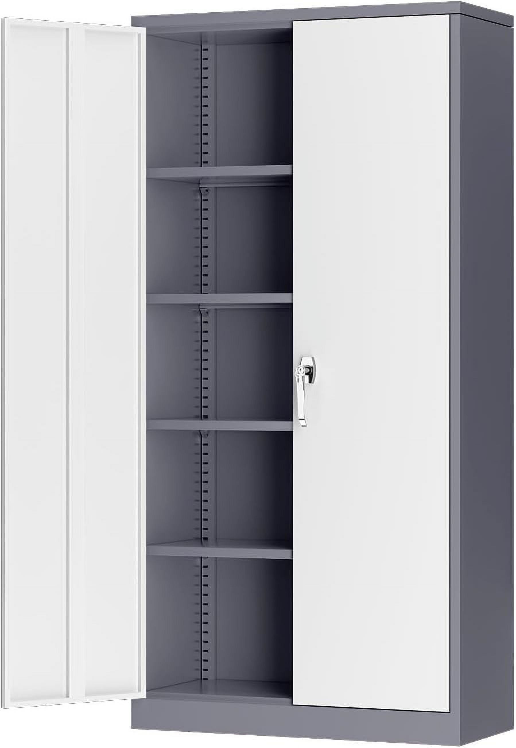 Garage Storage Cabinet with Lock, 72