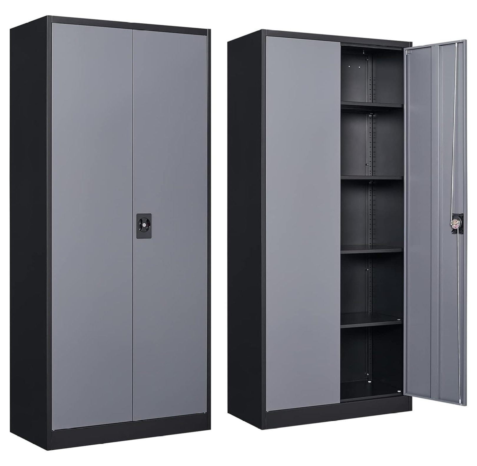 Garage Storage Metal Storage with 4 Adjustable Shelves