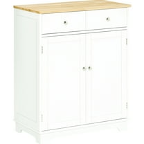 Garage Storage Cabinet | Spacious Storage for Plastic Containers | Sturdy MDF and Rubberwood | Adjustable Shelf for Different Items