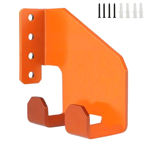 Heavy Duty Chainsaw Holder Garage Wall Mounted Storage Efficient Tool Rack Space Saving Design