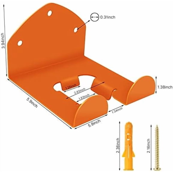 Garage Storage Garage Organizer Trimmer Rack Garden Power Tool Hanger for Grass Trimmer, Hedge Trimmer, Garages Wall, Garag Trimmer, Garden Tools, 3 Pack
