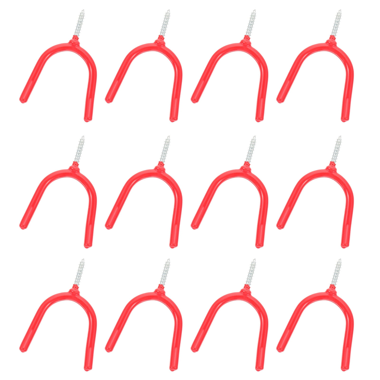 Garage Storage Hanger Yshape Screw in Tool Holder 16 Pcs Hook