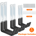Garage Storage Hooks, XDovet 6 Pack Heavy Duty Garage Tool Organizer