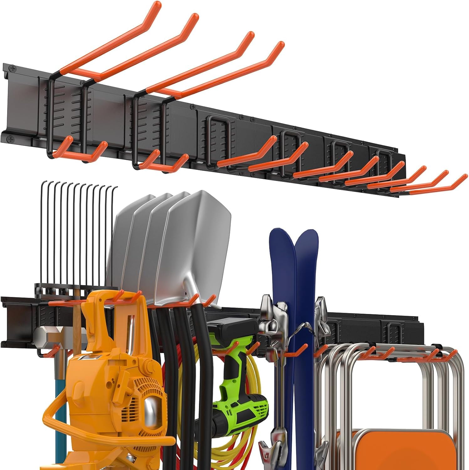 Garage Storage Organization Wall Mount, Garden Tool Organizer 48 Inches ...