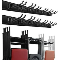 StoreYourBoard BLAT Folding Chair Storage Rack, Wall Mount Organizer Solid Steel Max 200 Lbs Holds 14 Folding Chairs Beach Chairs And Patio Chairs