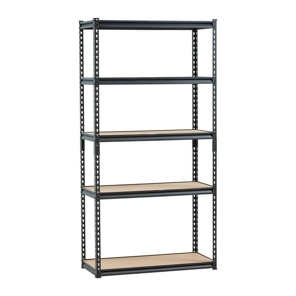 Garage Storage Shelves 5-Tier, 36x16x71.4in Heavy Duty Steel Shelving Unit - 2000lbs Capacity, Adjustable Metal Rack for Warehouse, Basement, Organization