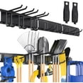 thumbnail image 1 of Garage Storage, Wall Mount Tool Storage Rack, 48 Inch Heavy-Duty Garage Organization Hook Set with Adjustable Rails, Tool Organizers and Storage Broom Holder Wall Mount, Gifts for Men, 1 of 8