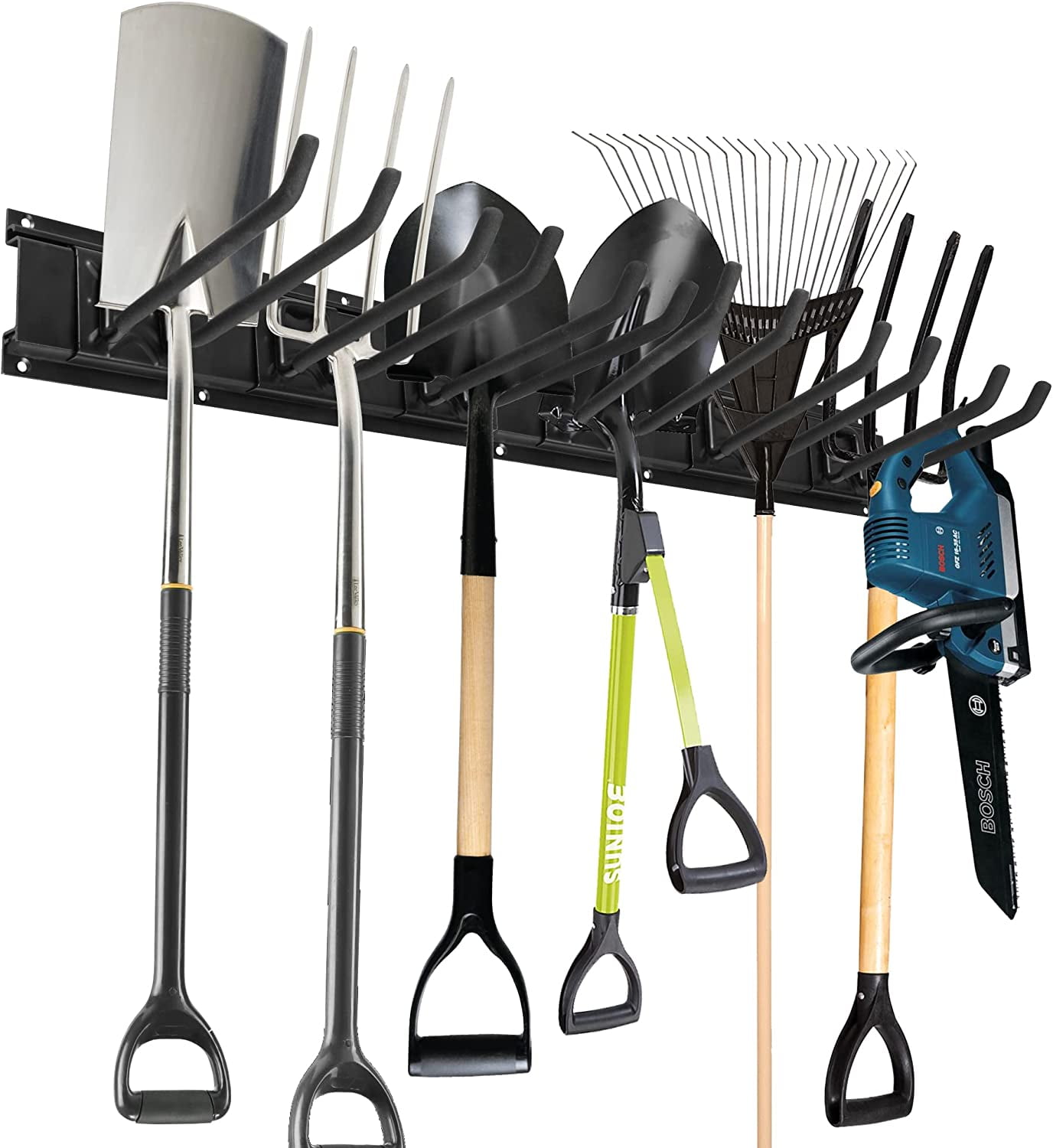 Wall mounted garden tool holder hot sale