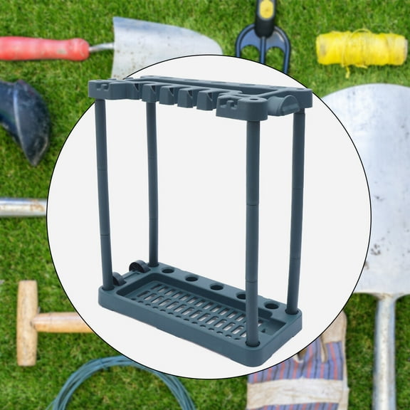 Garage Tool Rack Broom Mop Holder Garden Lawn Utility Storage Stand Organizer