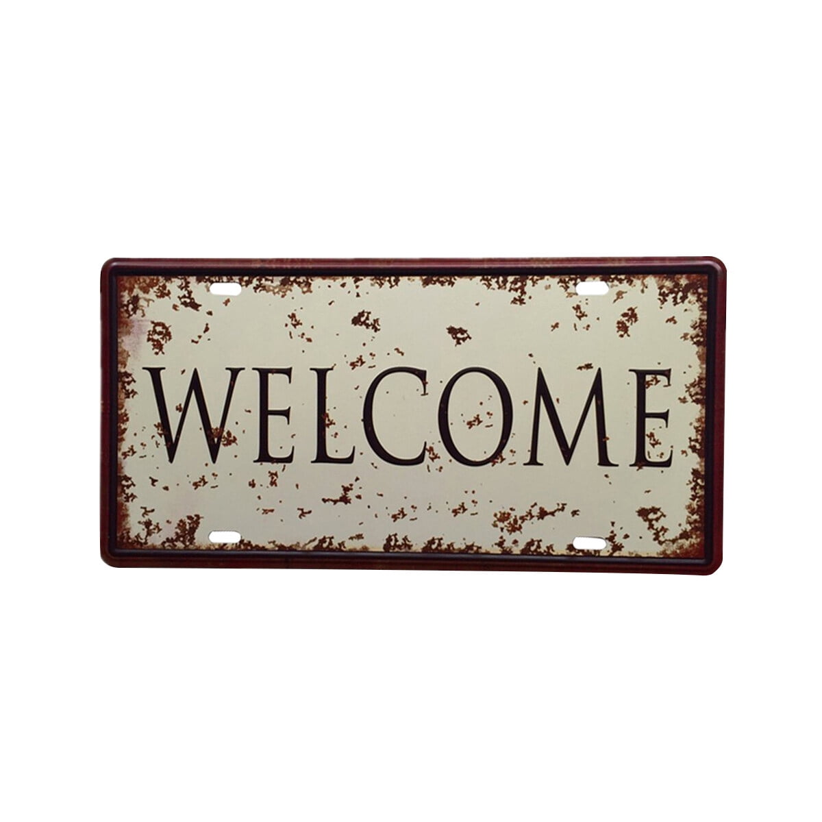 Garage Vintage Decorative Signs Tin Metal Iron Car Sign Painting For