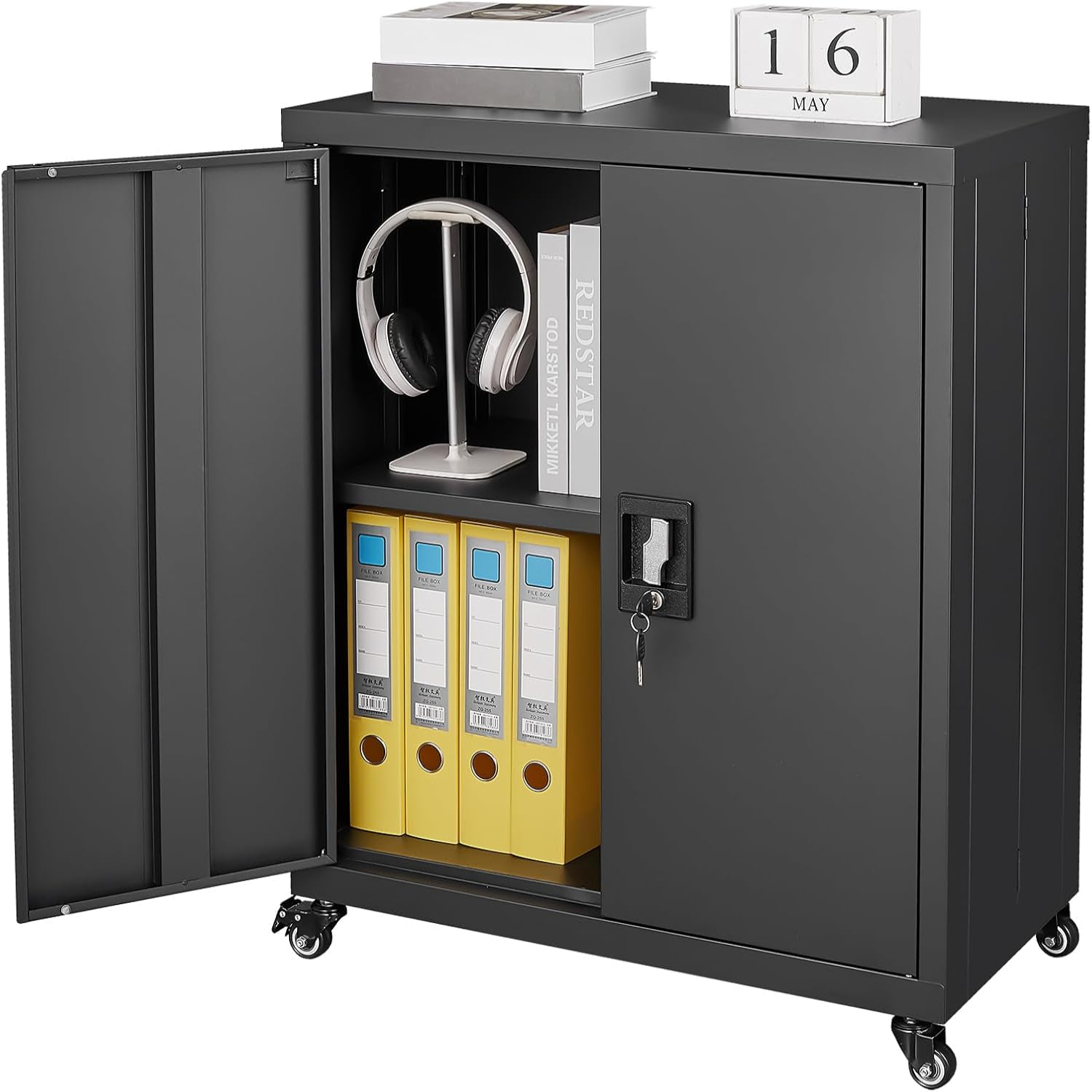 Garage Wall Metal Wall Storage with Adjustable Shelf