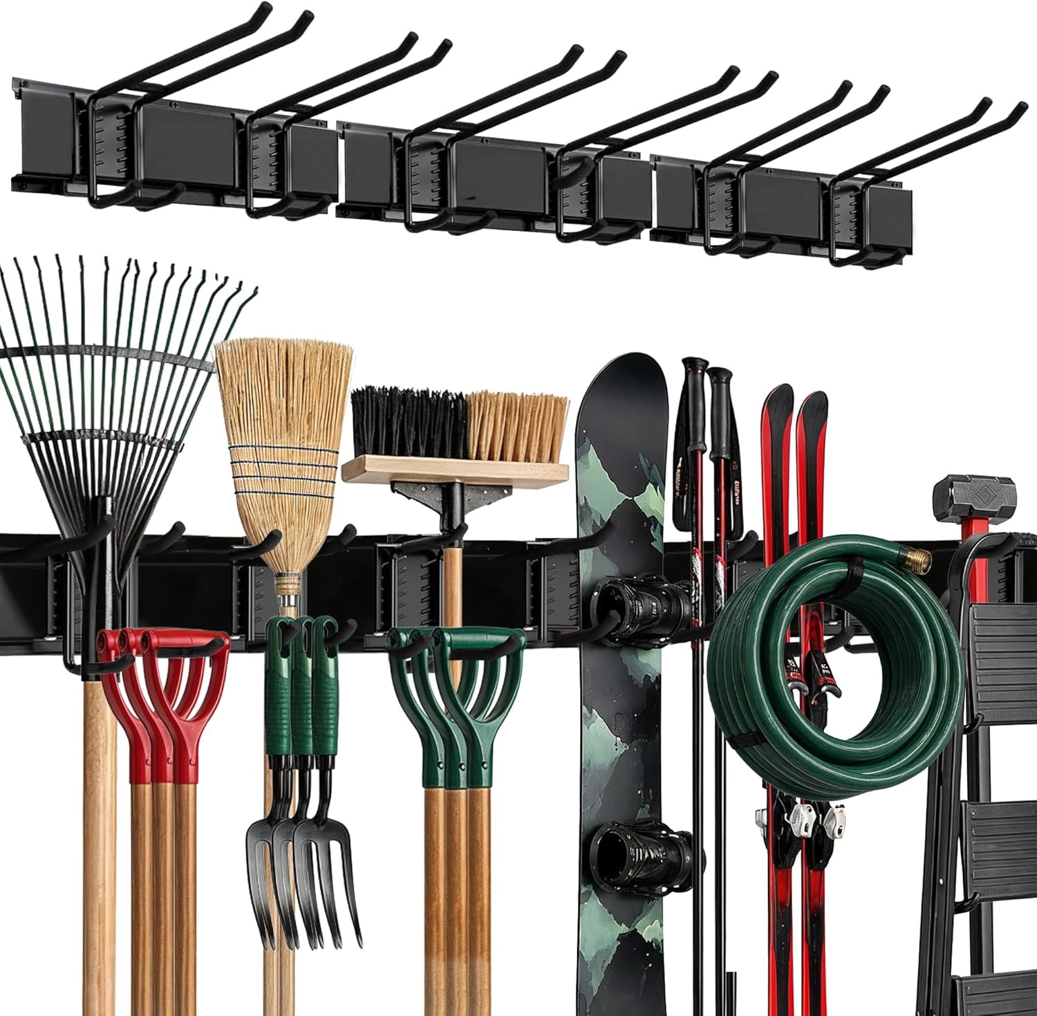 Carbon Steel Garage Wall Rack: A 48-Inch Mounting Solution for Wall-Based Tool Storage