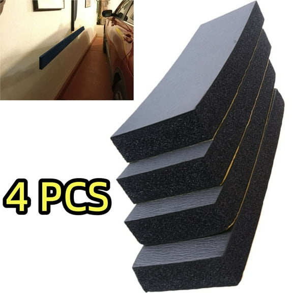 Garage Wall Protector 4 Pack Car Door Corner Edge Water proof Bumper Guard Protector High Density Self Adhesive Foam Pad for Parking Vehicle