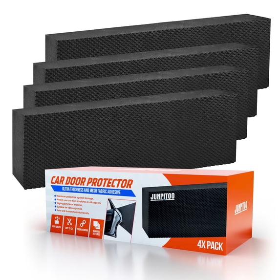 Garage Wall Protectors (4 Pack) - 1.8 Inches Thick Foam Bumper Guards for Car Door Protection, Scratch Resistant, Waterproof & Easy to Install, Heavy-Duty Garage Parking Safety Shields for Walls