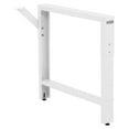 Garage Workbench Table Frame Leg Right Side 20" Depth White 29