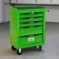 thumbnail image 1 of Garage Workshop Rolling Tool Cabinet, Compact 5-Drawer Steel Storage Tool Chest with Wheels, Classic Green, 1 of 18