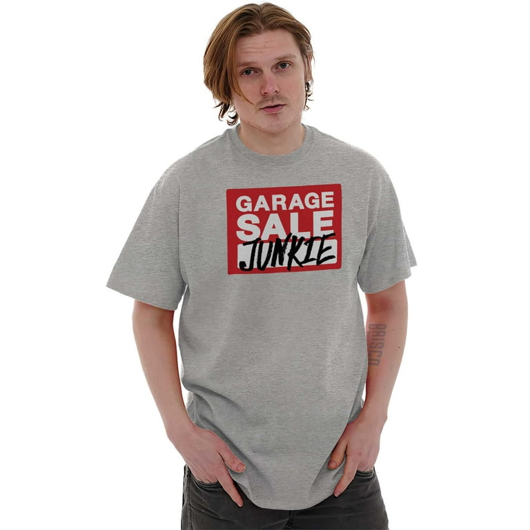 Garage Yard Sale Thrift Junkies Men's Graphic T Shirt Tees Brisco