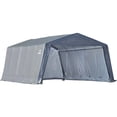 thumbnail image 1 of ShelterLogic Garage-in-a-Box 12 x 20 x 9 ft Grey Garage-In-A-Box, 1 of 14