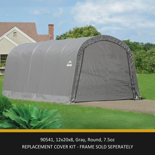 ShelterLogic Waterproof Outdoor Shed GarageinaBox 12x20x8 Ft