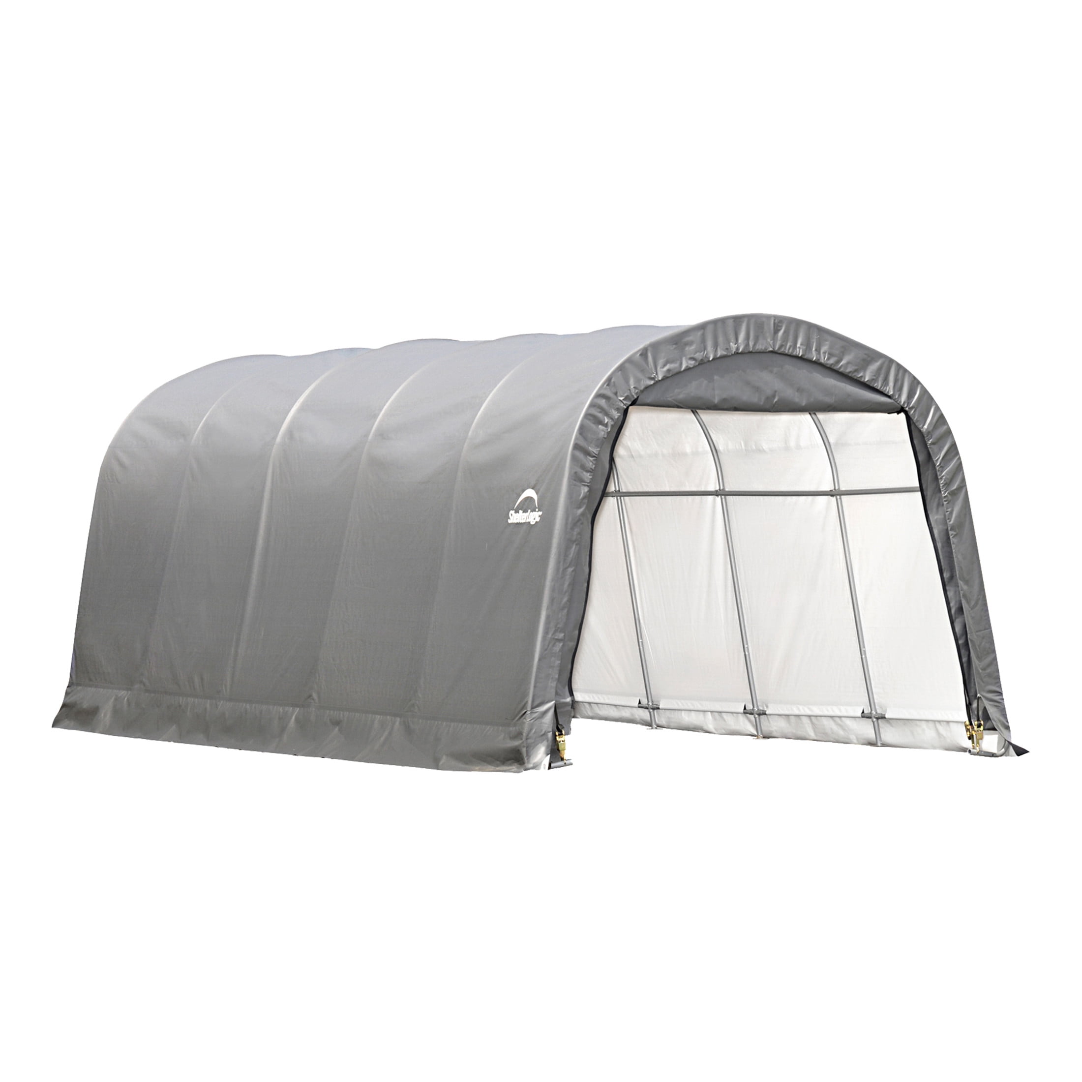12' x 20' Gray Portable Steel Frame Garage