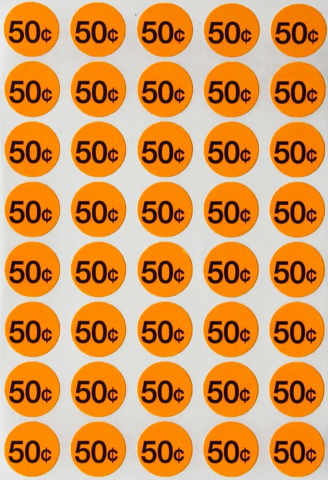 60 Sheets Pricing Label Stickers 1 Stickers Garage Pricing Stickers for  Small Business Sticker Labels Dot Stickers Price Tags Stickers Toddler