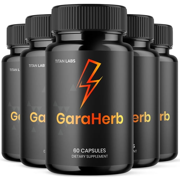 Garaherb Advanced Formula Pills All Natural Vitamin Supplement 300 Capsules