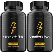 Garaherb Plus for Men Capsules   GaraherbPlus MultiVitamin Complex Pills, Energy, 2 Pack, 120 Capsules