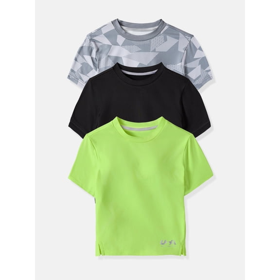 Garanimals Activewear Toddler Boy Athletic T-Shirts, 3-Pack, Sizes 2T–6T