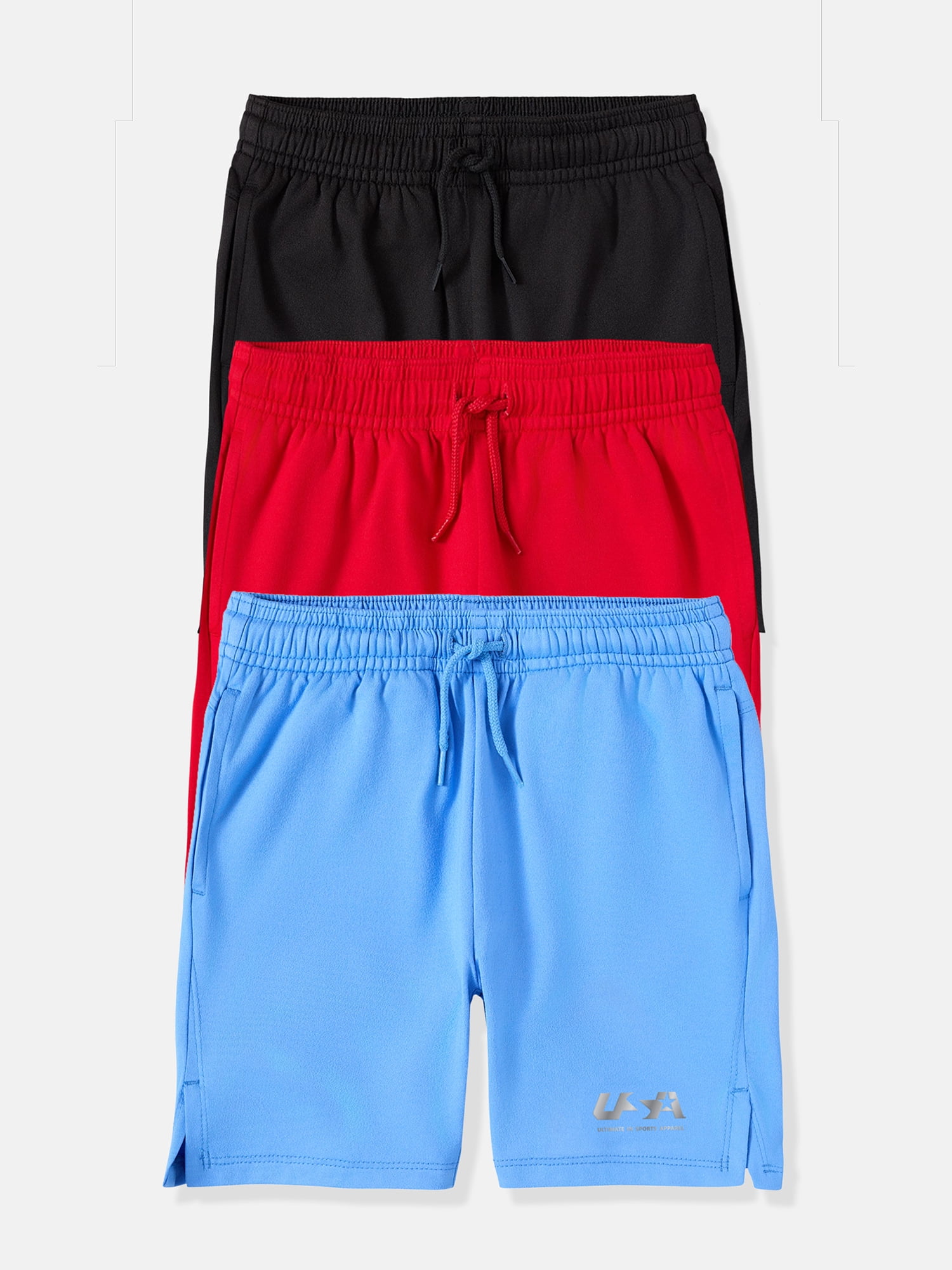 Garanimals Activewear Toddler Boy Athletic Shorts, 3-Pack, Sizes 2T–6T