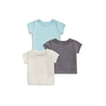 thumbnail image 1 of Garanimals Baby 3-Pack Short Sleeve Solid Jersey T-Shirts, Sizes 0-24 Months, 1 of 7