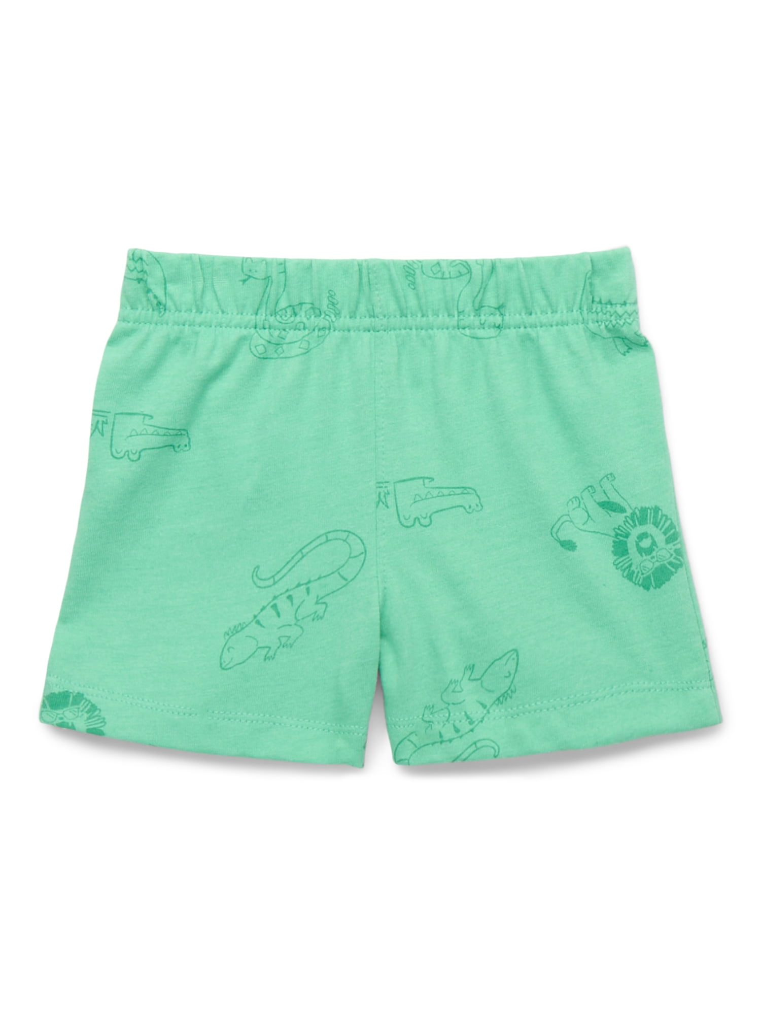 Garanimals Baby Basic Printed Jersey Shorts, Sizes 0-24 Months