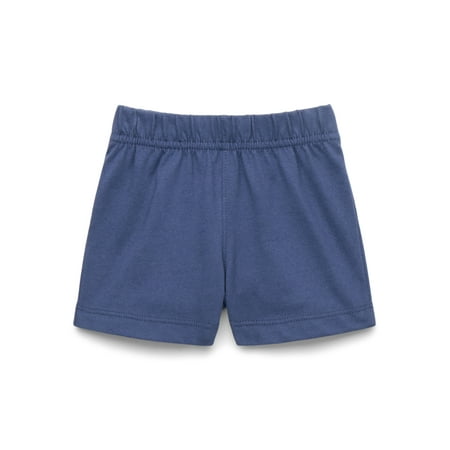 Garanimals Baby Basic Solid Jersey Solid Shorts, Sizes 0-24 Months