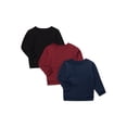 thumbnail image 1 of Garanimals Baby Boy 3-Pack Fleece Sweatshirt Multipack, Sizes 6-24 Months, 1 of 4