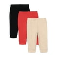 thumbnail image 1 of Garanimals Baby Boys Thermal Joggers, 3-Pack, Sizes 0M-24M, 1 of 4