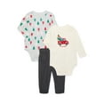 thumbnail image 1 of Garanimals Baby Boy Christmas Holiday Outfit Set, 3-Piece, Sizes 0-9 Months, 1 of 4
