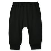 Garanimals Newborn & Baby Boy Cotton Pull-On Solid Joggers, Sizes 0 - 24M