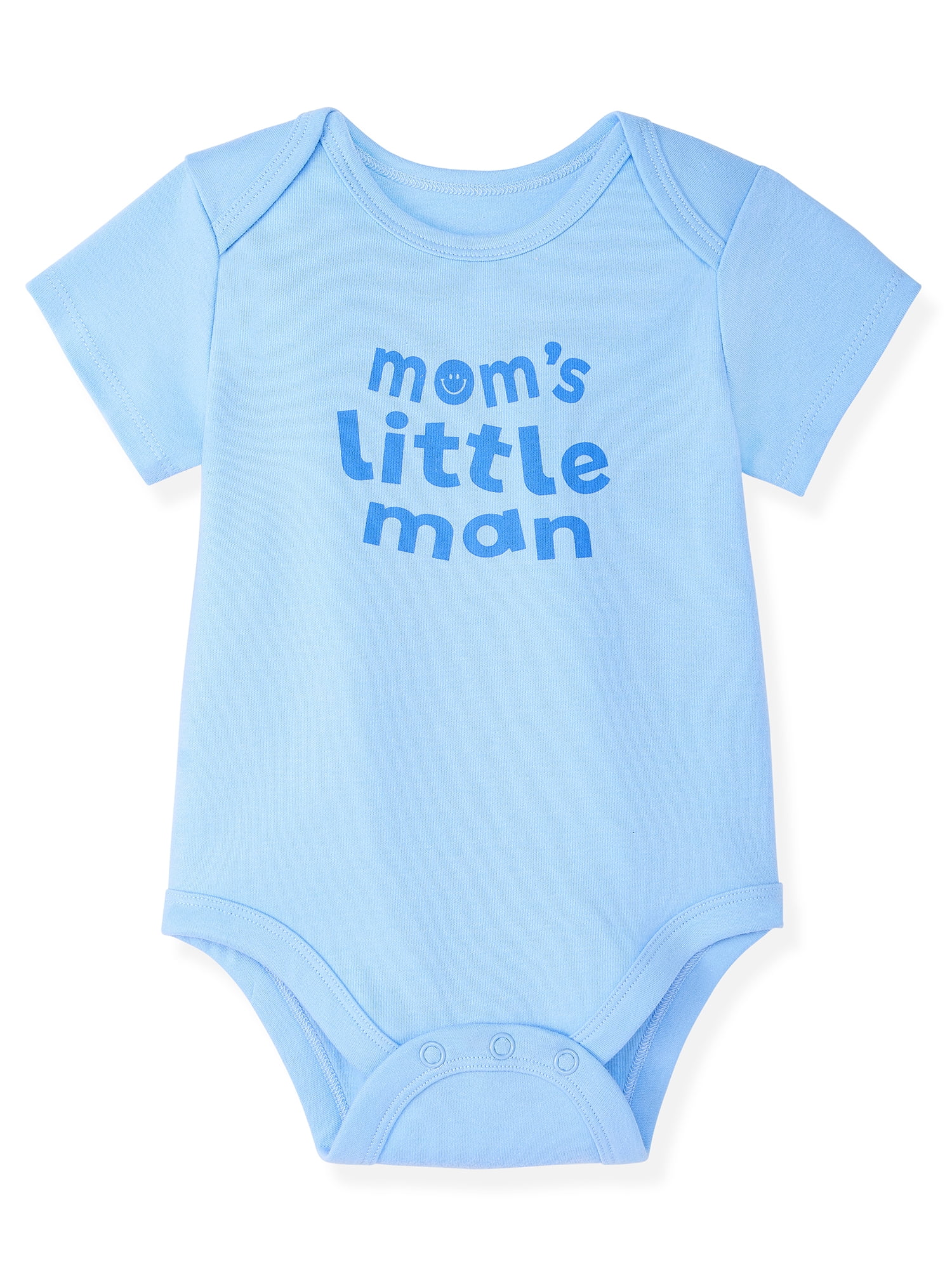 Garanimals Newborn & Baby Boy Cotton Lap-Shoulder Short-Sleeve