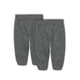 thumbnail image 1 of Garanimals Baby Boy Fleece Joggers Multipack, 2-Pack, Sizes 6-24 Months, 1 of 4