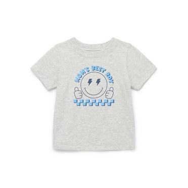 Garanimals Baby Boy Graphic T-Shirt with Short Sleeves, Sizes 0M-24M