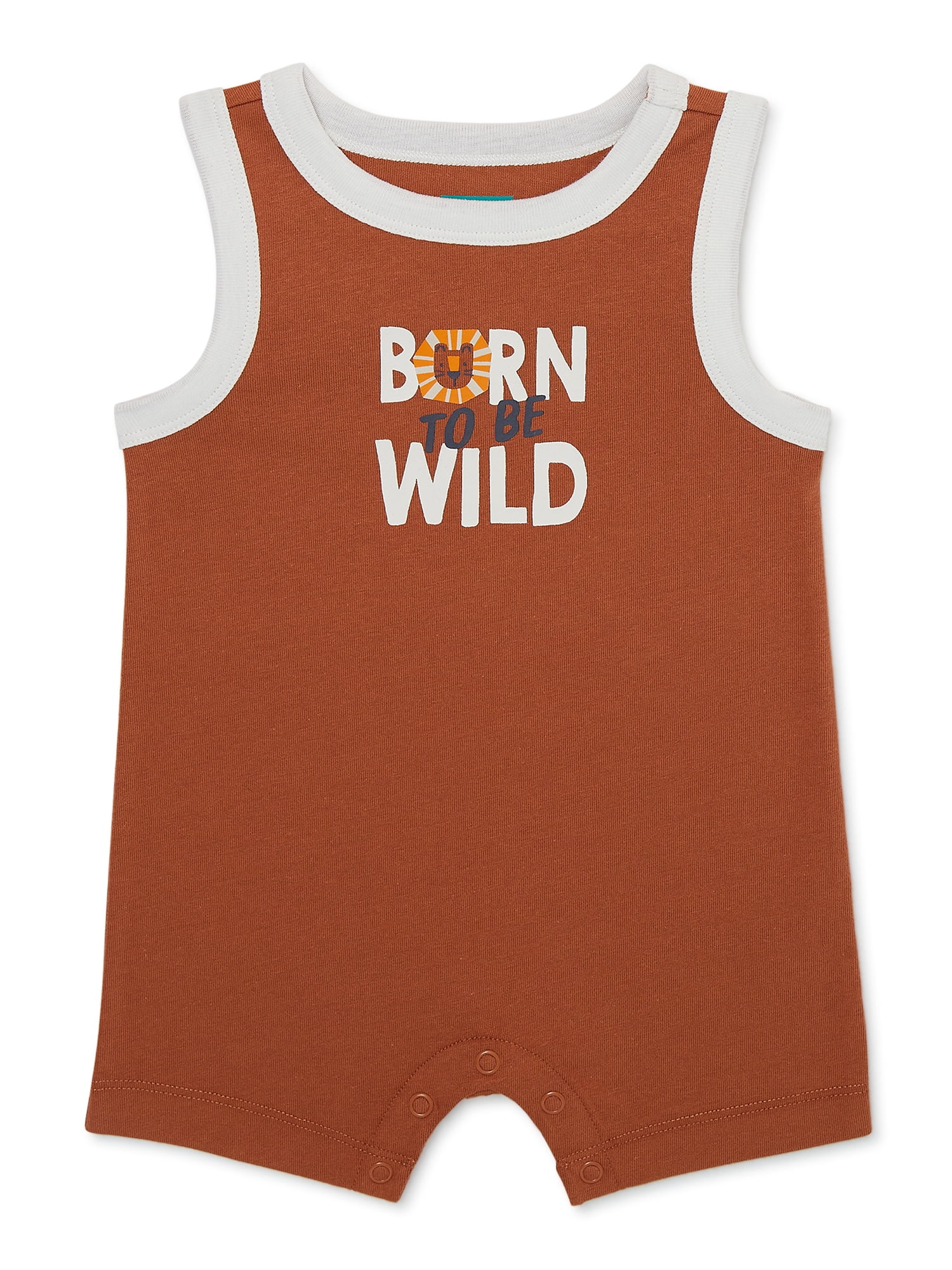 Garanimals Baby Boy Graphic Tank Romper, Sizes 024 Months