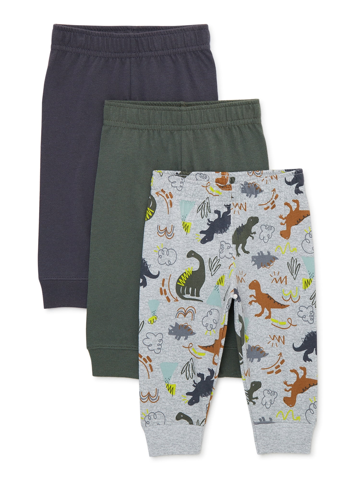 Garanimals Baby Boy Jersey Jogger Multipack, 3Pack, Sizes 0/324