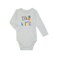 thumbnail image 1 of Garanimals Baby Boy Long Sleeve Graphic Bodysuit, Sizes 0-24 Months, 1 of 3