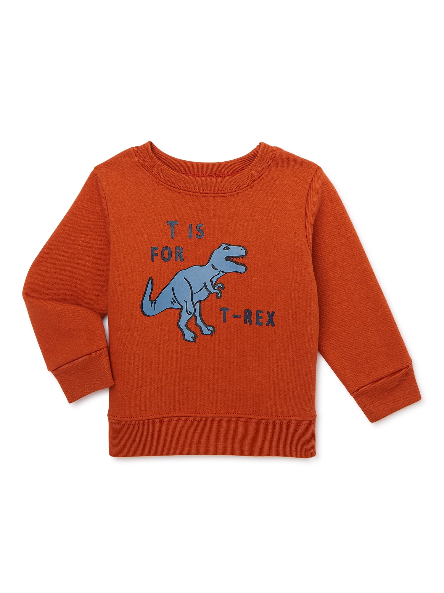 Garanimals Baby Boy Long Sleeve Graphic Fleece Sweatshirt, Size 624