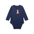 thumbnail image 1 of Garanimals Baby Boy Long Sleeve Slub Jersey Bodysuit, Sizes 0-24 Months, 1 of 5