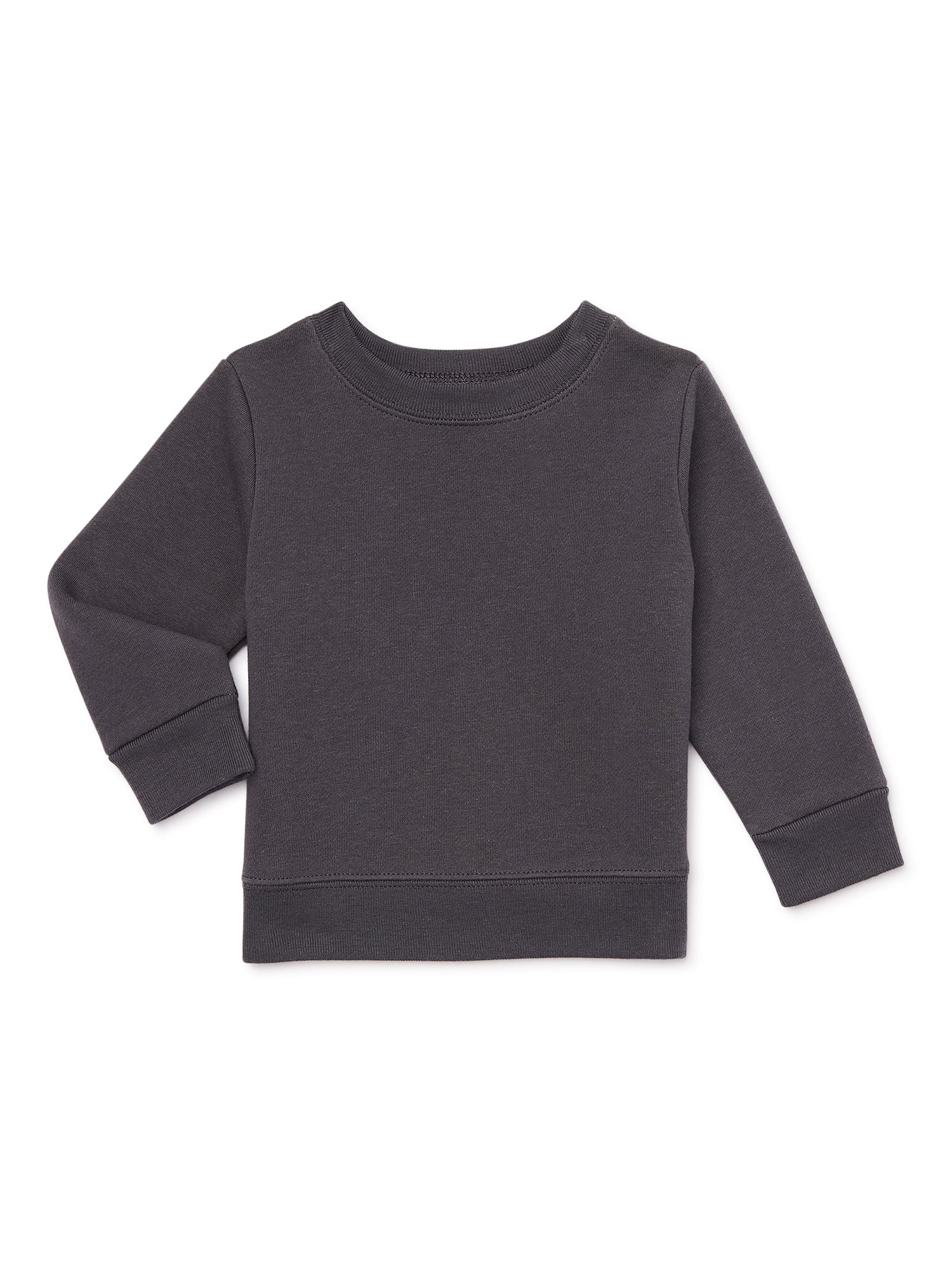 Garanimals Baby Boy Long Sleeve Solid Fleece Sweatshirt, Size 624