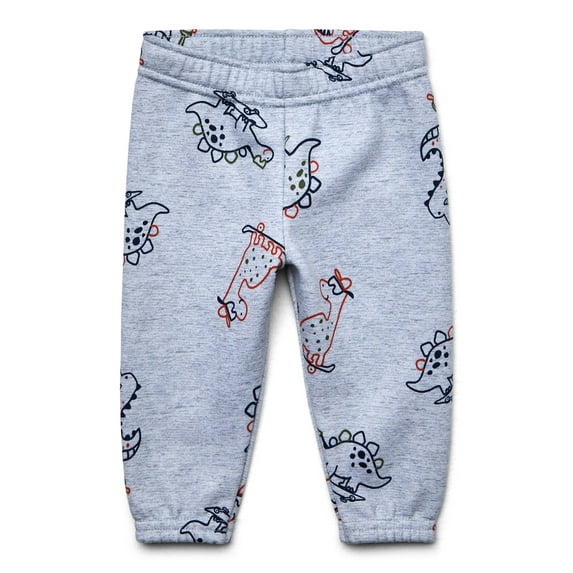 Garanimals Baby Boy Print Fleece Joggers, Sizes 6-24 Months