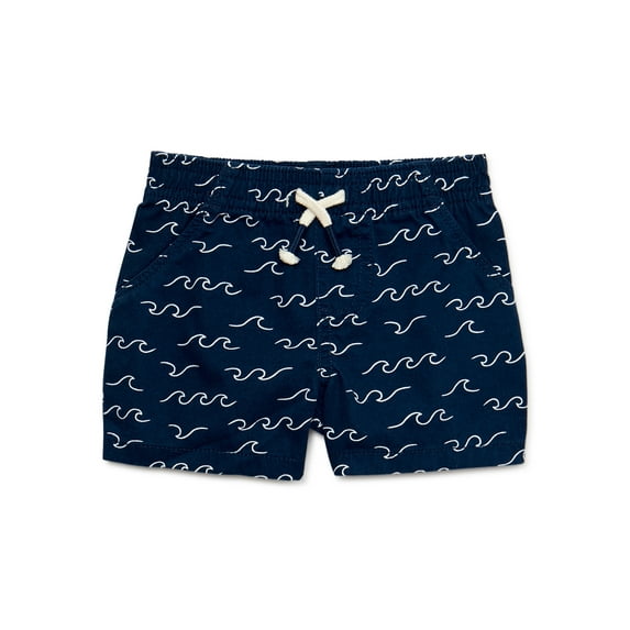 Garanimals Baby Boy Print Pull-on Shorts with Pockets, Sizes 0-24M